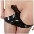 Late X women's knickers with internal dildo (black) - M