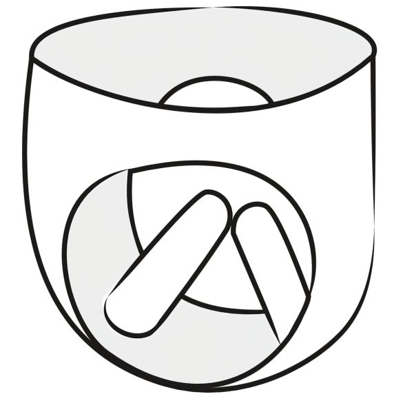 LATEX - Women's Panties with 2 Inflatable Internal Dildos (Black) - L