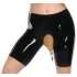 LATEX - latex incontinence pants with drain opening (black)