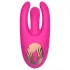 Mrow - Rechargeable 3-Prong Clitoral Vibrator (Pink)