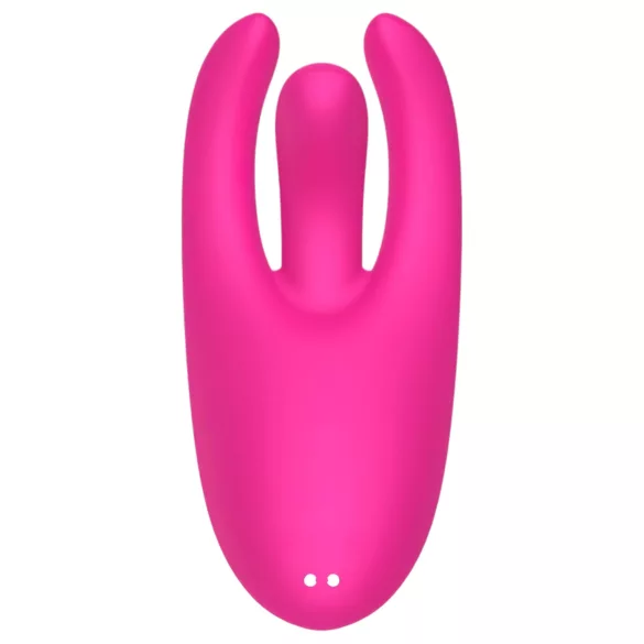 Mrow - Rechargeable 3-Prong Clitoral Vibrator (Pink)