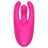 Mrow - Rechargeable 3-Prong Clitoral Vibrator (Pink)