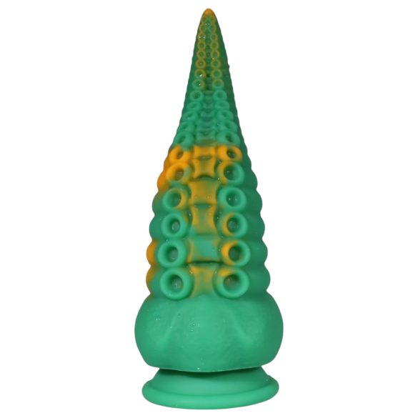 OgazR Octopuss - Tentacle Dildo - 21 cm (Green-Yellow)