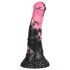 Bad Horse - silicone horse penis dildo - 18 cm (black‑pink)