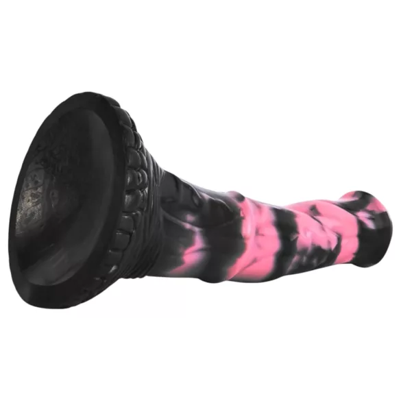 Bad Horse - silicone horse penis dildo - 18 cm (black‑pink)