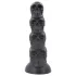 Topped Monster - skull dildo - 22 cm (black)