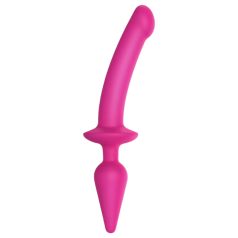   Strap-on-me Switch Semi-Realistic L - 2in1 Silicone Dildo (Pink)