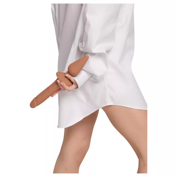 Strap-on-me Switch Realistic S - 2-in-1 silicone dildo (natural)