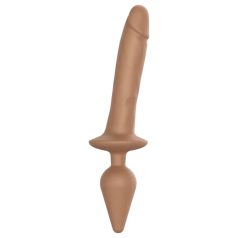   Strap-on-me Switch Realistic L - 2in1 Silicone Dildo (Natural)