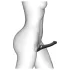 Strap-on-me M – Air Pulse Strap-On Vibrator (Black)