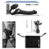 Strap-on-me M – Air Pulse Strap-On Vibrator (Black)