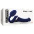 Strap-on-me S - strap-on, air pulse vibrator - (blue)