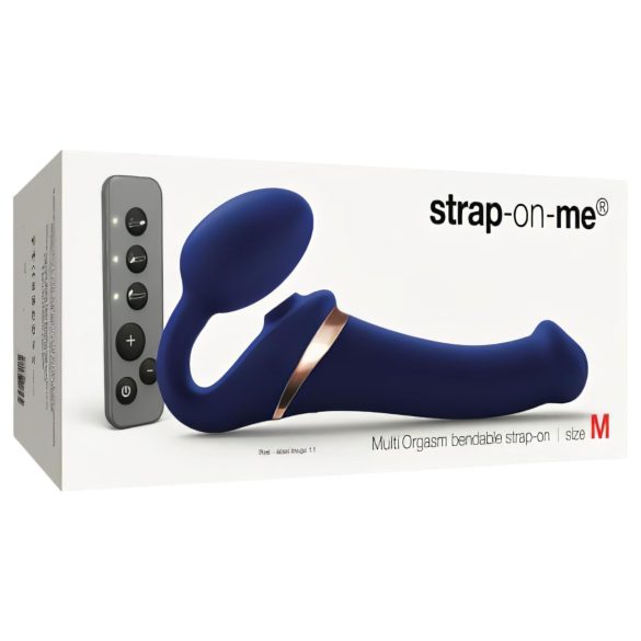 Strap-on-me M - Wearable Airwave Vibrator (Blue)