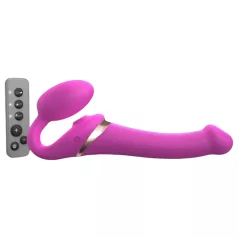 Strap-on-me M - strap-on, air-pulse vibrator (pink)
