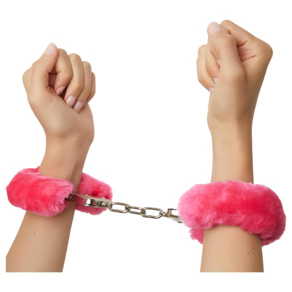 Love to Love Attach Me - plush handcuffs (pink)