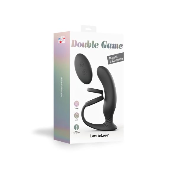 Love to Love - Prostate Vibrator with Ring (Black)