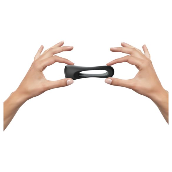 Love to Love Flux - Black Silicone Penis Ring