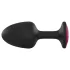 Dorcel Geisha Ruby L - Black Anal Plug with Pink Gem