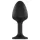 Dorcel Geisha Diamond XL Anal Plug - Black with White Gemstone