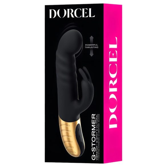 Dorcel G-Stormer - Rechargeable Thrusting Clit Vibrator (Black)
