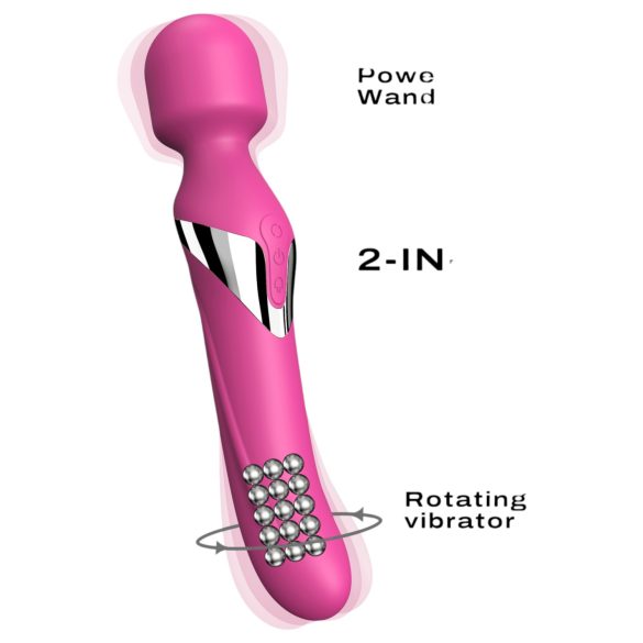Dorcel Dual Orgasms - rechargeable 2‑in‑1 massaging vibrator (pink)