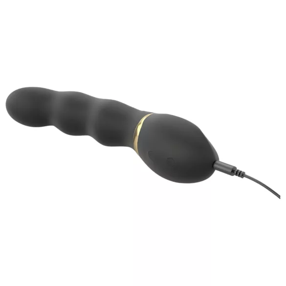 Dorcel Too Much 2.0 - Rechargeable Triple-Motor Vibrator (Black-Gold)