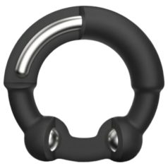 Dorcel Stronger Ring - Metal-Enhanced Penis Ring (Black)