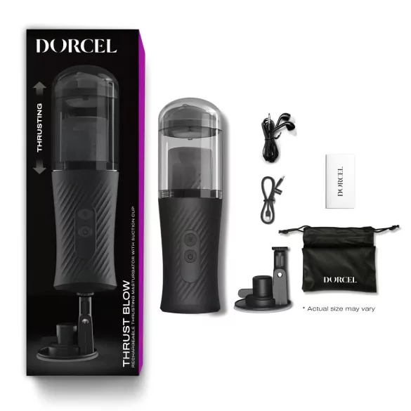 Dorcel Thrust Blow - Rechargeable Thrusting Masturbator (Black)