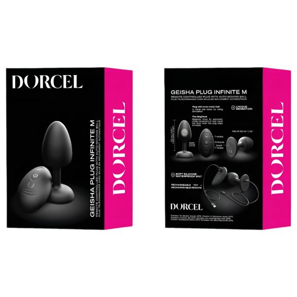 Dorcel - Remote-Controlled Anal Beads Vibrator M - (Black)