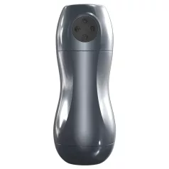   Dorcel Blowjoy Vibe - suction and vibrating rechargeable masturbator (grey)