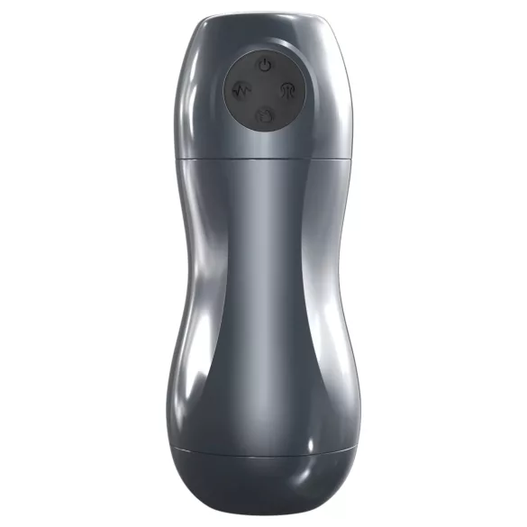 Dorcel Blowjoy Vibe - suction and vibrating rechargeable masturbator (grey)