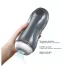 Dorcel Blowjoy Vibe - suction and vibrating rechargeable masturbator (grey)
