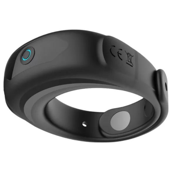 Funny Me - Rechargeable, Adjustable Vibrating Ring (Black)