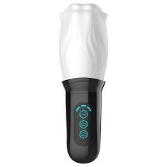   Funny Me First Class - Rotating Pleasure Masturbator (White-Black)