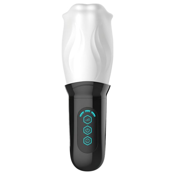 Funny Me First Class - Rotating Pleasure Masturbator (White-Black)