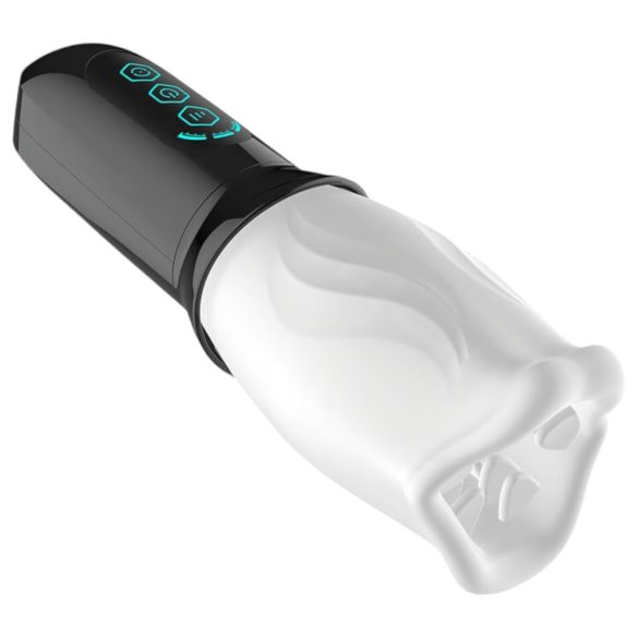 Funny Me First Class - Rotating Pleasure Masturbator (White-Black)