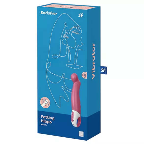 Satisfyer Petting Hippo - rechargeable, waterproof vibrator (pink)