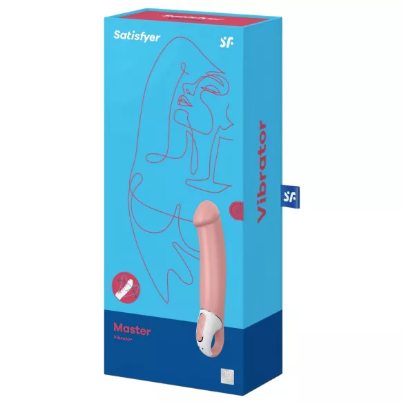 Satisfyer Master - Waterproof, Rechargeable Vibrator (Natural)