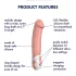 Satisfyer Master - Waterproof, Rechargeable Vibrator (Natural)