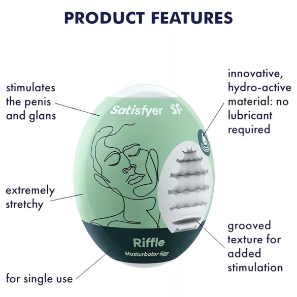 Satisfyer Egg Riffle - Set of 3 Male Pleasure Eggs
