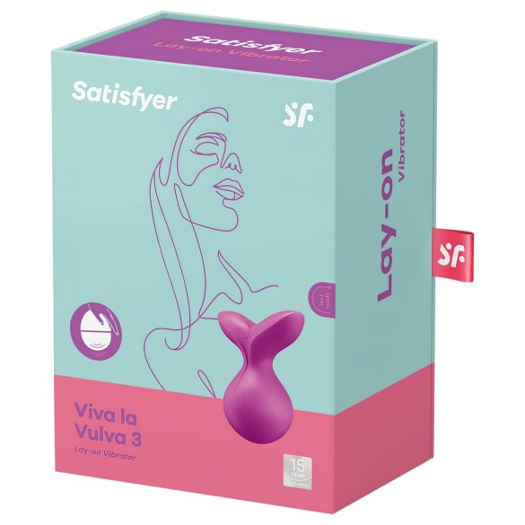 Satisfyer Viva la Vulva 3 - Clitoral Vibrator (Purple)