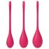 Satisfyer Yoni Power 1 - Red Geisha Ball Set (3-Piece)