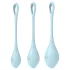 Satisfyer Yoni Power 2 - Geisha Ball Set - Blue (3 Piece Set)