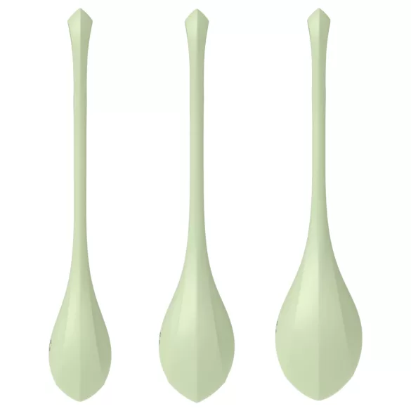 Satisfyer Yoni Power 2 - Green Kegel Ball Set (3 Pieces)