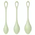 Satisfyer Yoni Power 2 - Green Kegel Ball Set (3 Pieces)