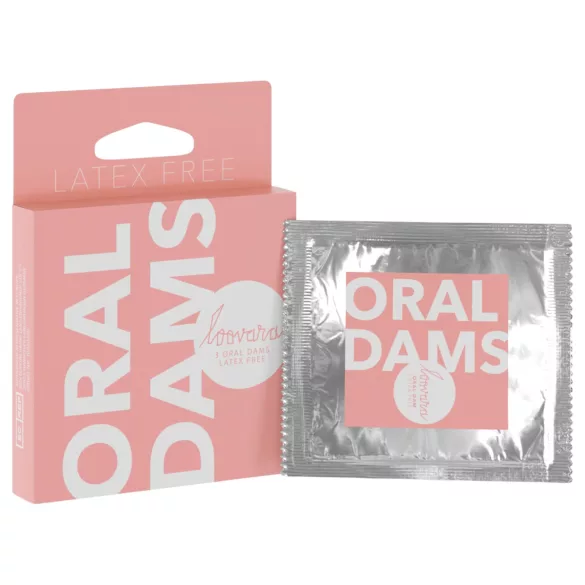 Loovara Oral Dams - latex‑free oral dam (3 pcs)