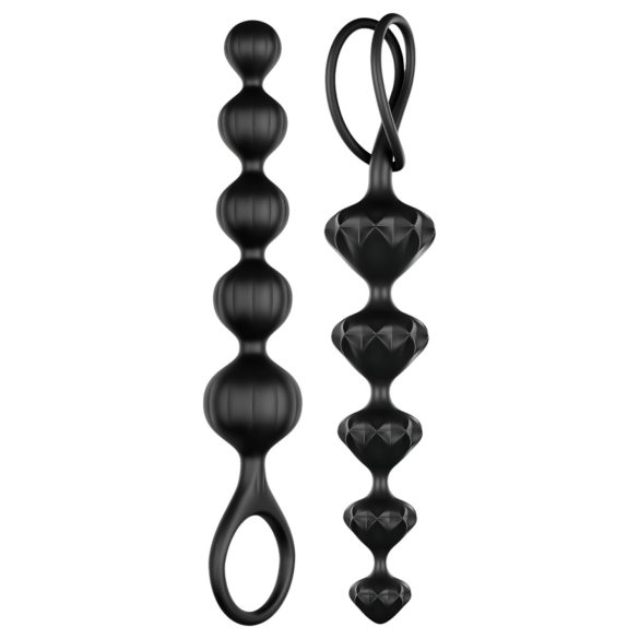 Satisfyer Love Beads - Black Beaded Anal Set