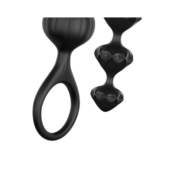 Satisfyer Love Beads - Black Beaded Anal Set