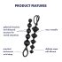 Satisfyer Love Beads - Black Beaded Anal Set