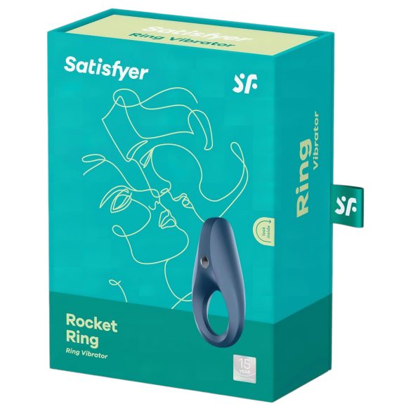 Satisfyer Rocket Ring - Waterproof Vibrating Blue Penis Ring